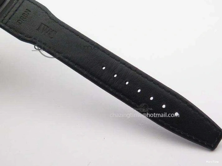 MIROTIME 0128 Pilot Chrono IW388003 Real Ceramic V6F Best Edition Green Markers On Black Nylon Strap A Effortless 7283